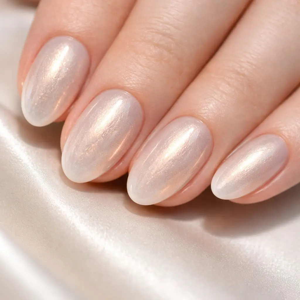 Pearl and Chrome Finish Nails