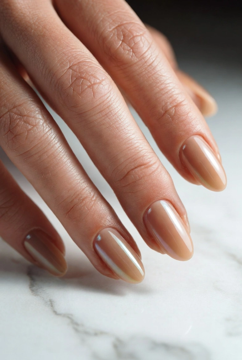 spring break nail trends Pearl Finish Neutrals