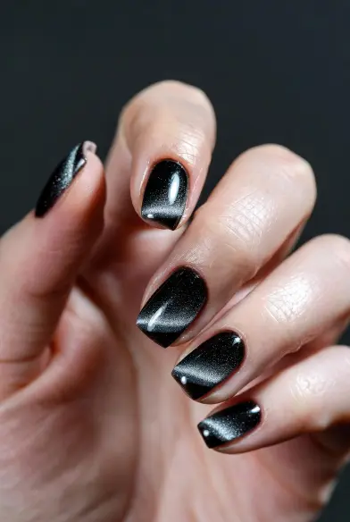 spring break nail trends Barcode Cat-Eye Nails