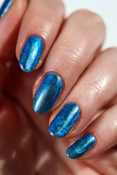 spring break nail trends Micro Shimmer and Fine Glitter
