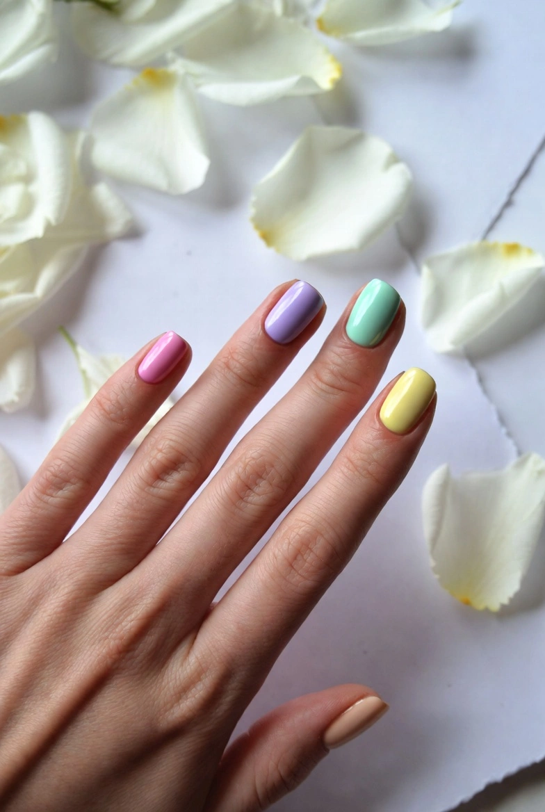 spring break nail trends Jelly and Translucent Layer