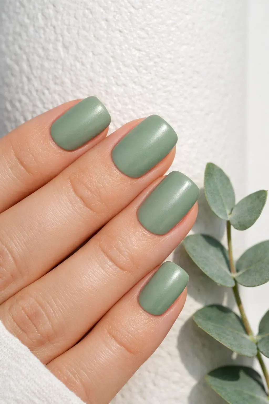 Sage and Mint Green Nails
